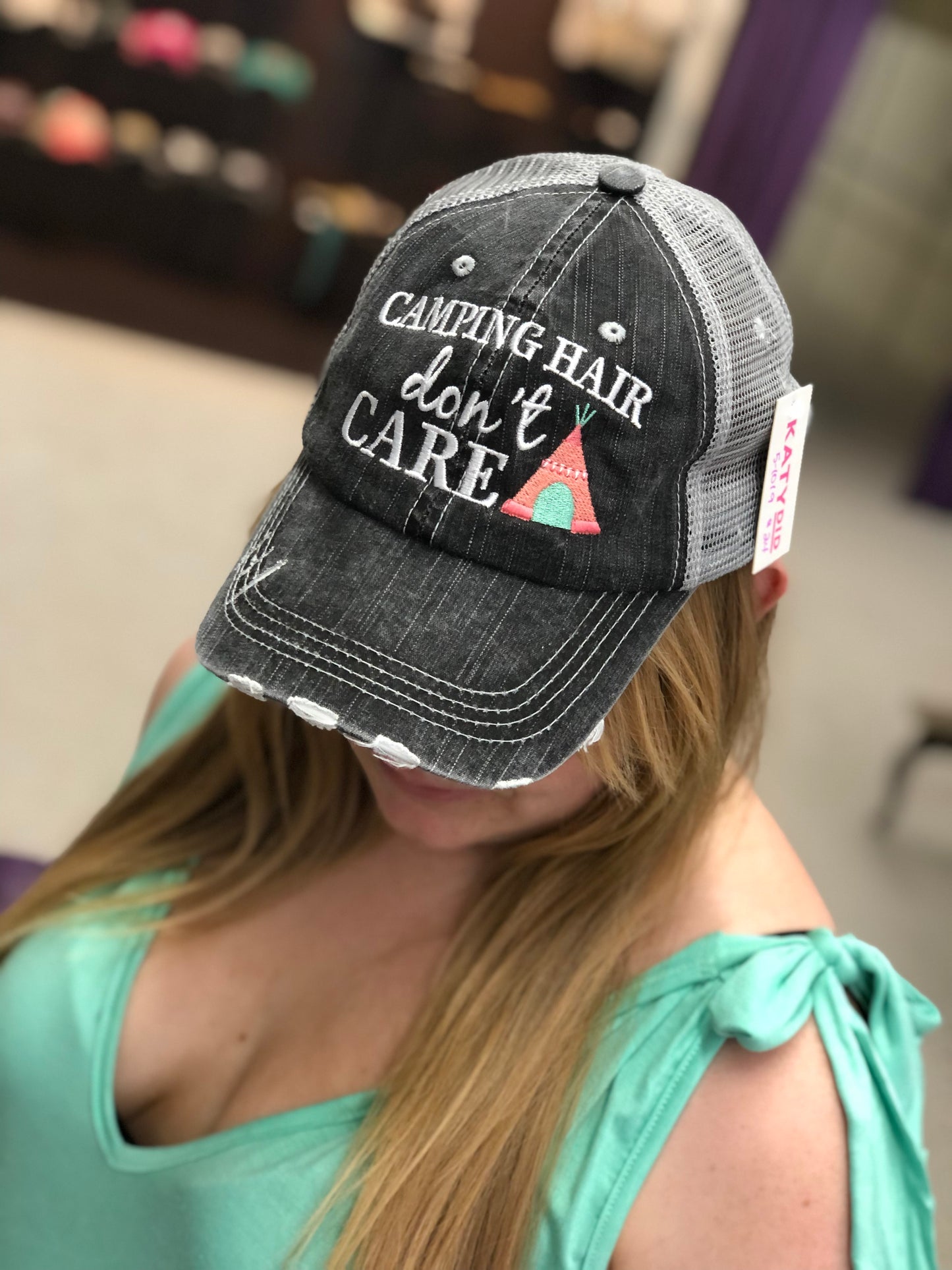 BiBi Sage V Neck w/ Shoulder Ribbon Tied Top