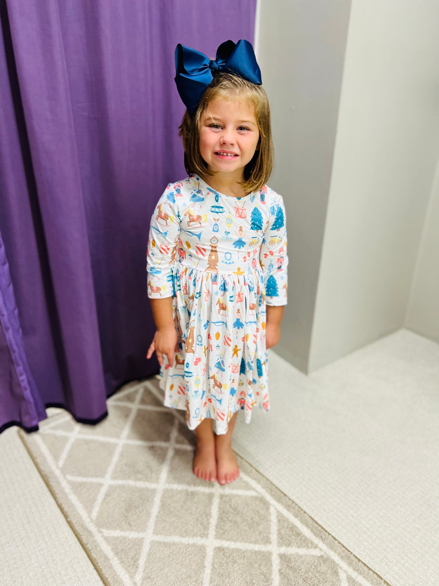 Girls Pocket Twirl Dress