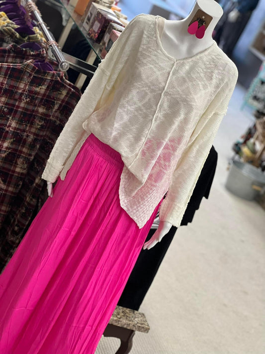 Regular Hailey & Co Breezy Summer Sweater w/ Detail Oversized