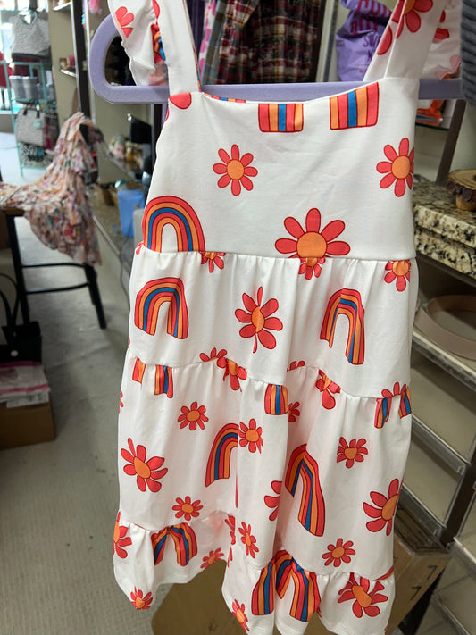 Girls Mila & Rose Ruffle Maxi Dress
