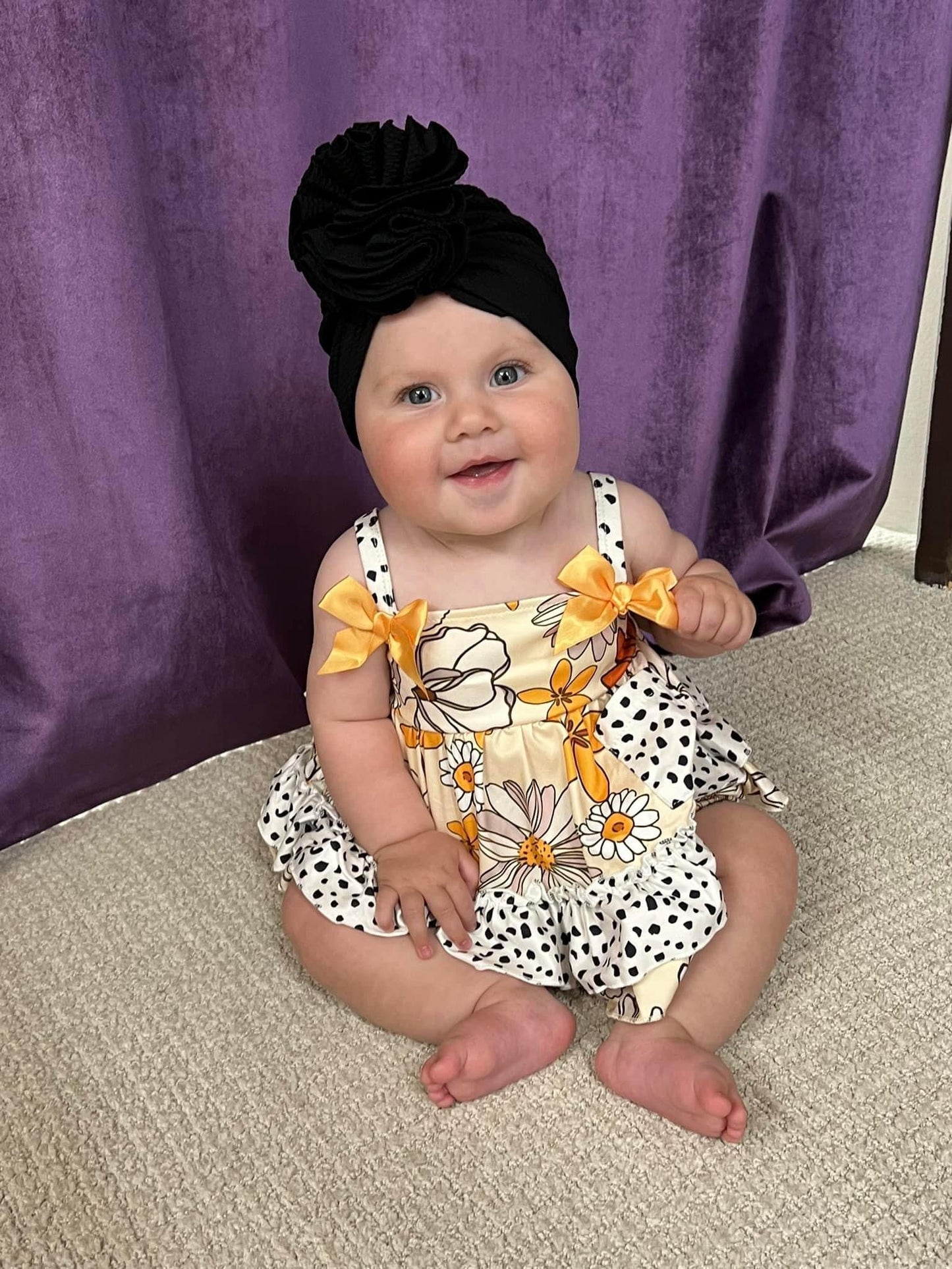 Girls Ruffle Turban for Babies