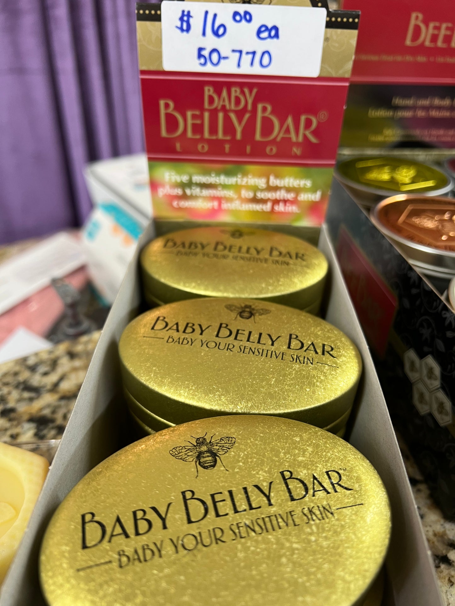The Bee Belly Large Lotion Bar