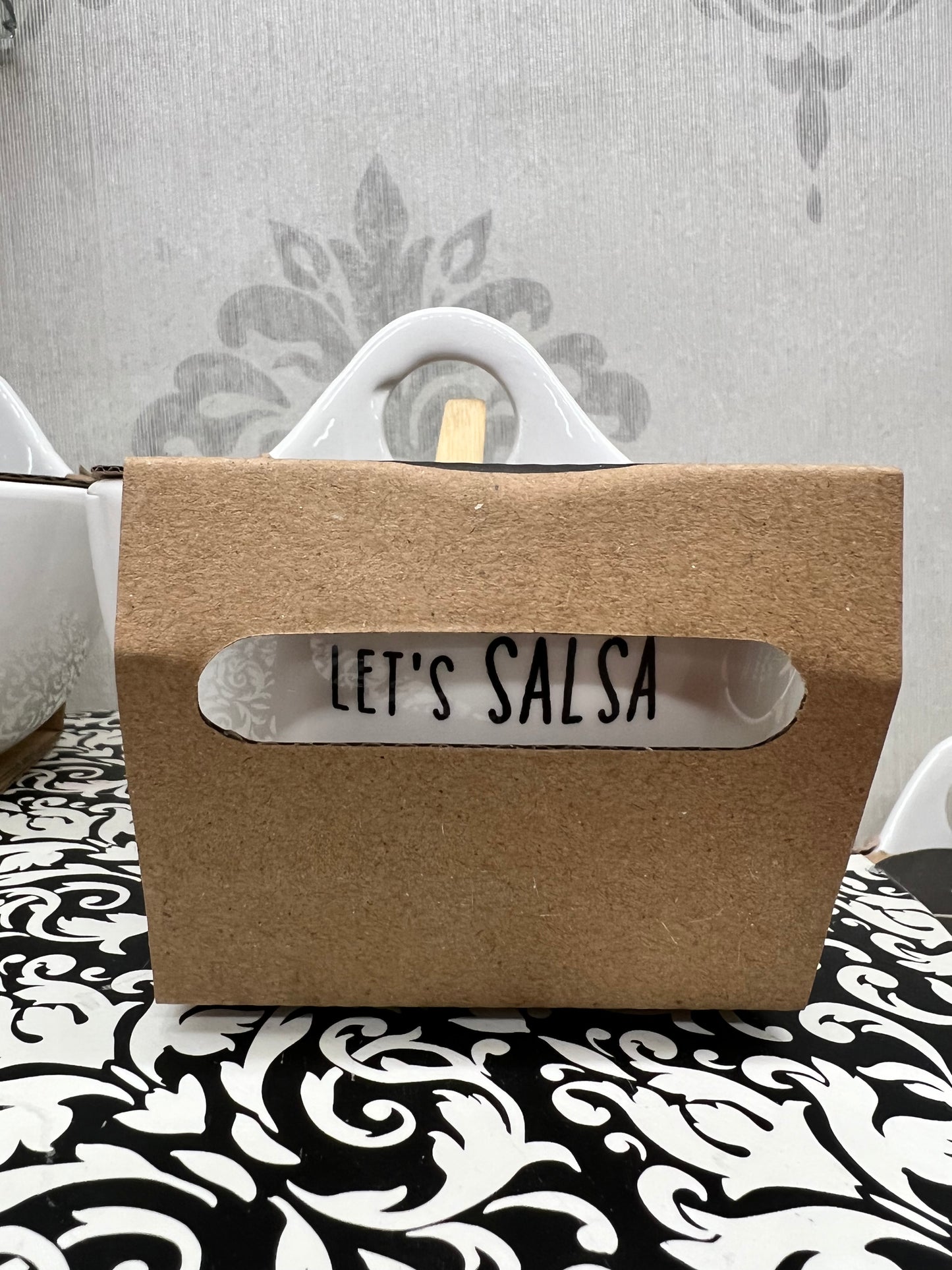 Giftcraft Ceramic Bowl & Spreader
